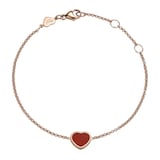 Chopard Happy Hearts Rose Gold Red Bracelet