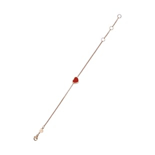 Chopard Happy Hearts Rose Gold Red Bracelet