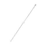 Chopard My Happy Hearts Bracelet In Ethical 18ct White Gold With Diamonds