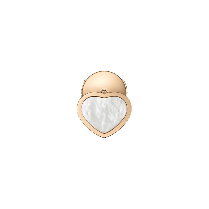 Chopard Happy Hearts Rose Gold White Single Earring