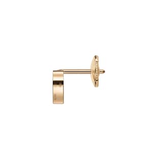 Chopard Happy Hearts Rose Gold Red Single Earring