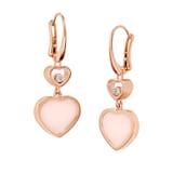 Chopard Happy Hearts Pink Earrings