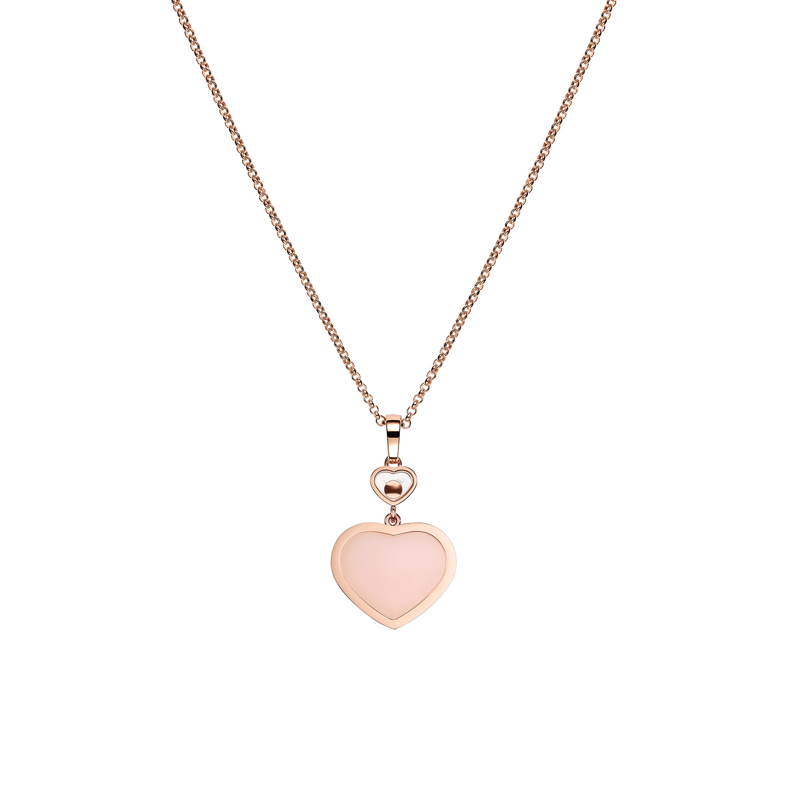 Chopard Happy Hearts Pink Pendant Necklace 797482 5620 Mappin