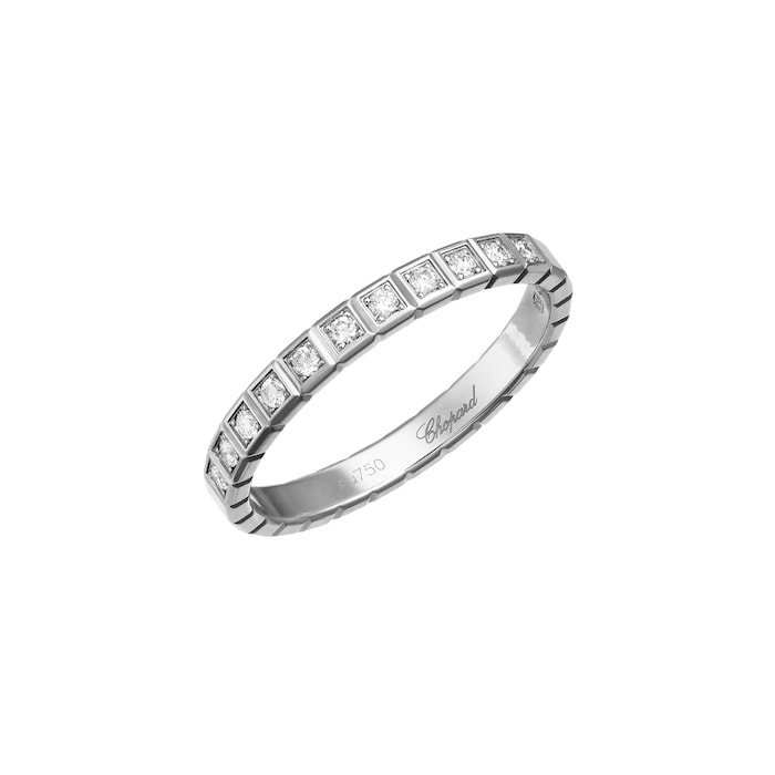Chopard Ice Cube Ring, Ethical White Gold, Half-Set Diamonds