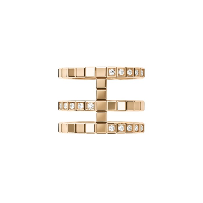 Chopard Ice Cube Ring, Ethical Rose Gold, Diamonds