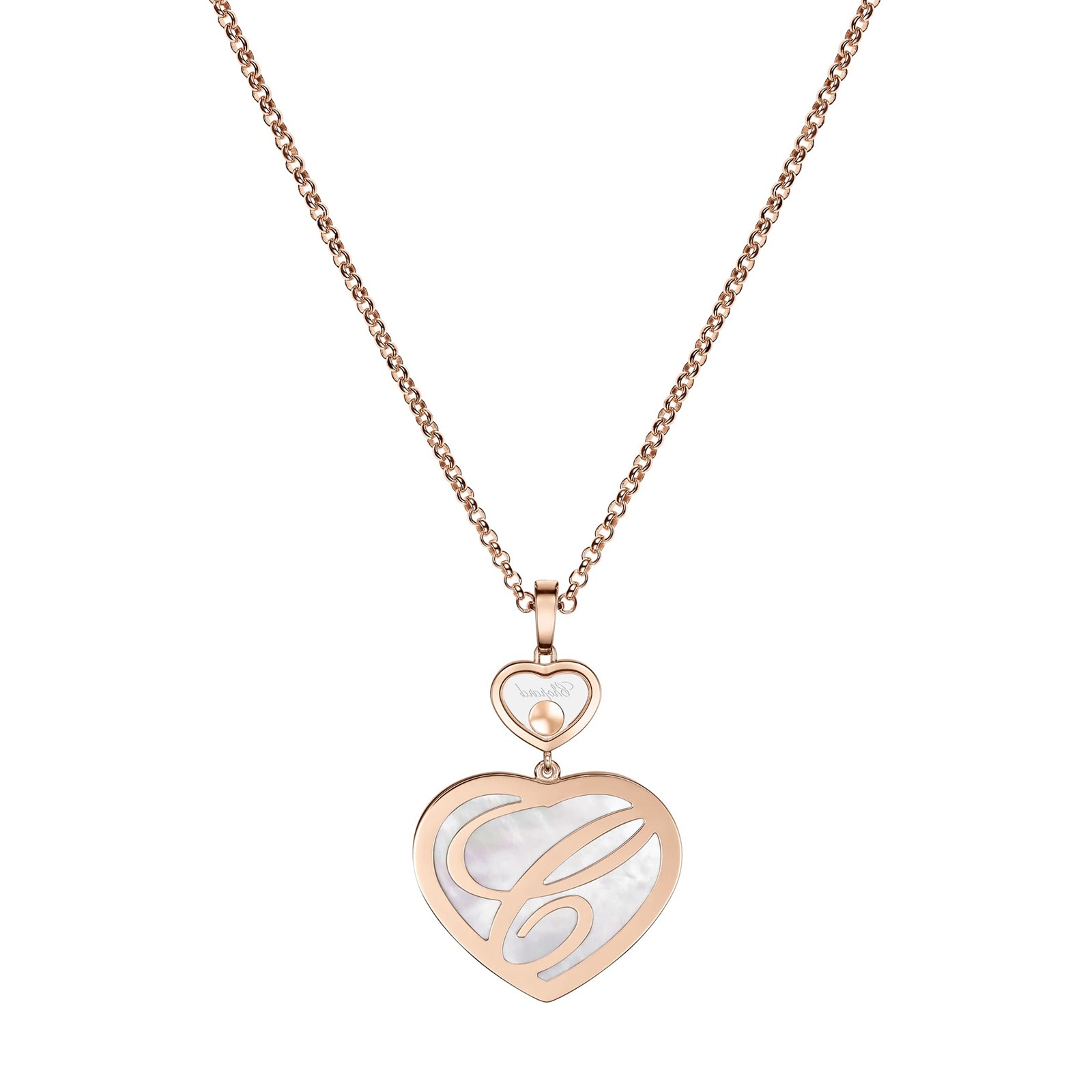 Chopard Happy Hearts Rose Gold Pendant - Mother of Pearl Chopard Happy Hearts Rose Gold Pendant - Mother of Pearl