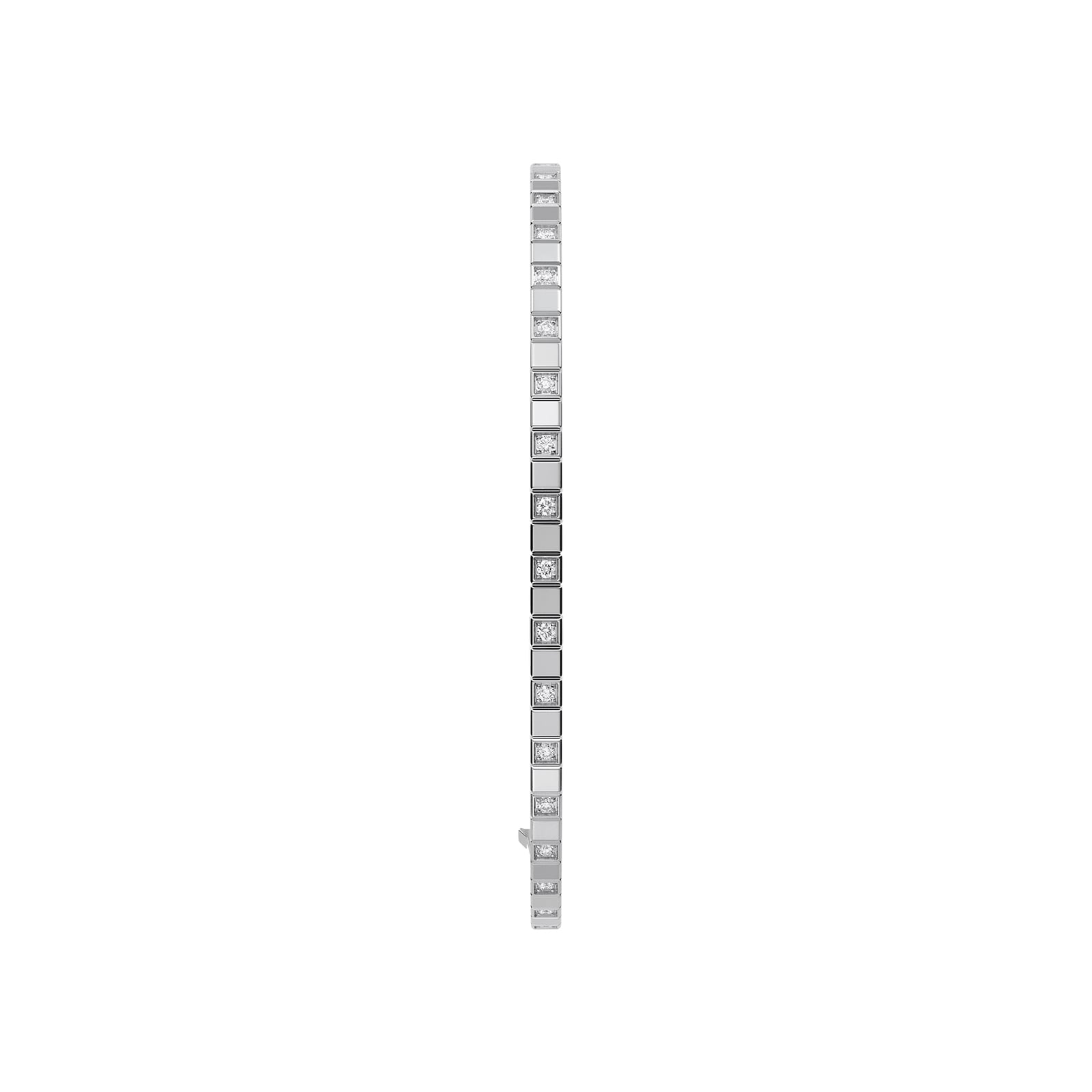 Chopard Ice Cube Bangle, Ethical White Gold, Half-Set Diamonds Chopard Ice Cube Bangle, Ethical White Gold, Half-Set Diamonds