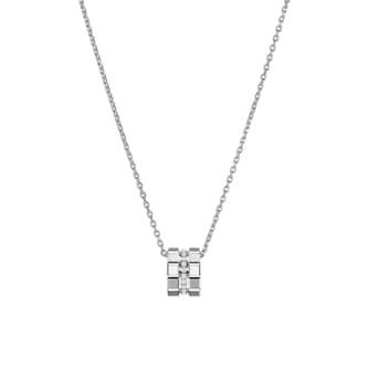 Chopard Ice Cube Pendant, Ethical White Gold, Diamonds