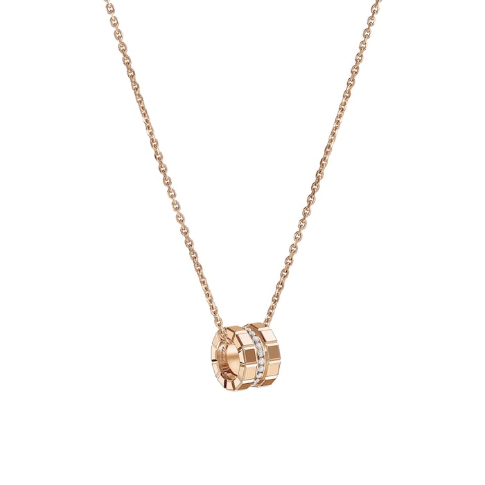 Chopard Ice Cube Pendant, Ethical Rose Gold, Diamonds