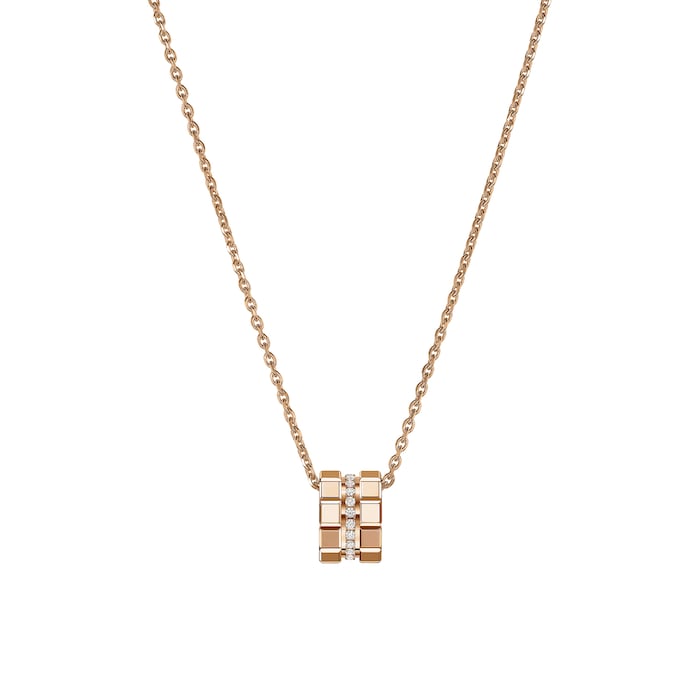 Chopard Ice Cube Pendant, Ethical Rose Gold, Diamonds