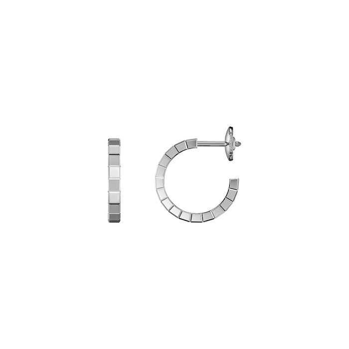 Chopard Ice Cube White Gold Hoop Earring