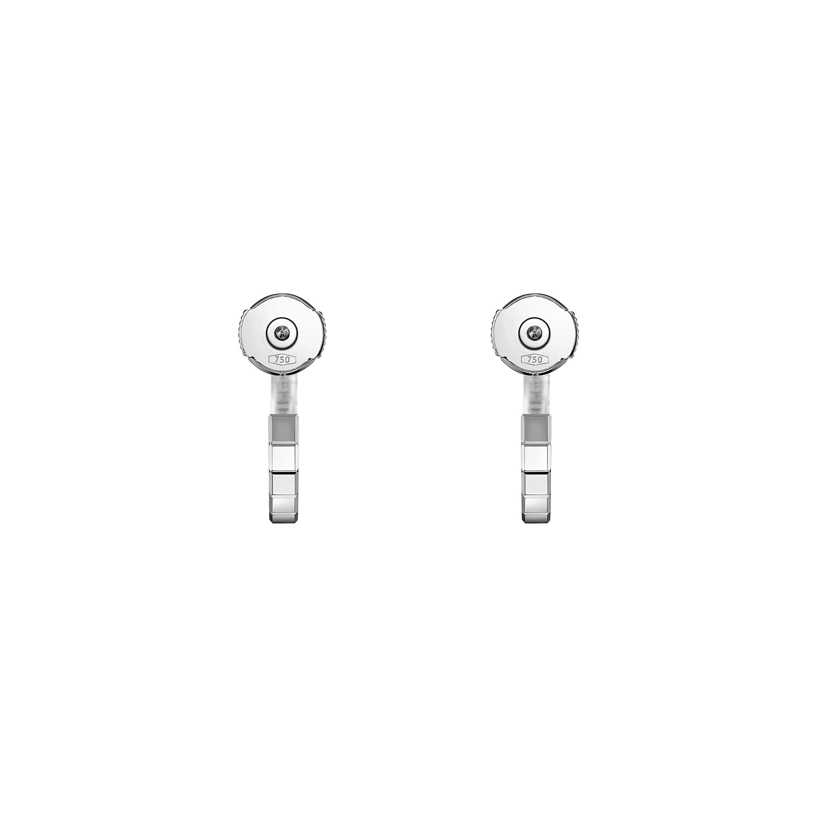 Chopard Ice Cube White Gold Hoop Earring Chopard Ice Cube White Gold Hoop Earring