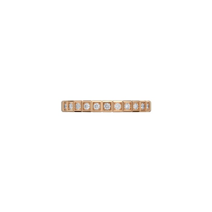 Chopard Ice Cube Ring, Ethical Rose Gold, Half-Set Diamonds