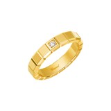 Chopard Ice Cube Ring, ethical yellow gold, diamond