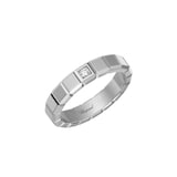 Chopard Ice Cube Ring, ethical white gold, diamond