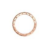 Chopard Ice Cube Ring, ethical rose gold, full-set diamonds