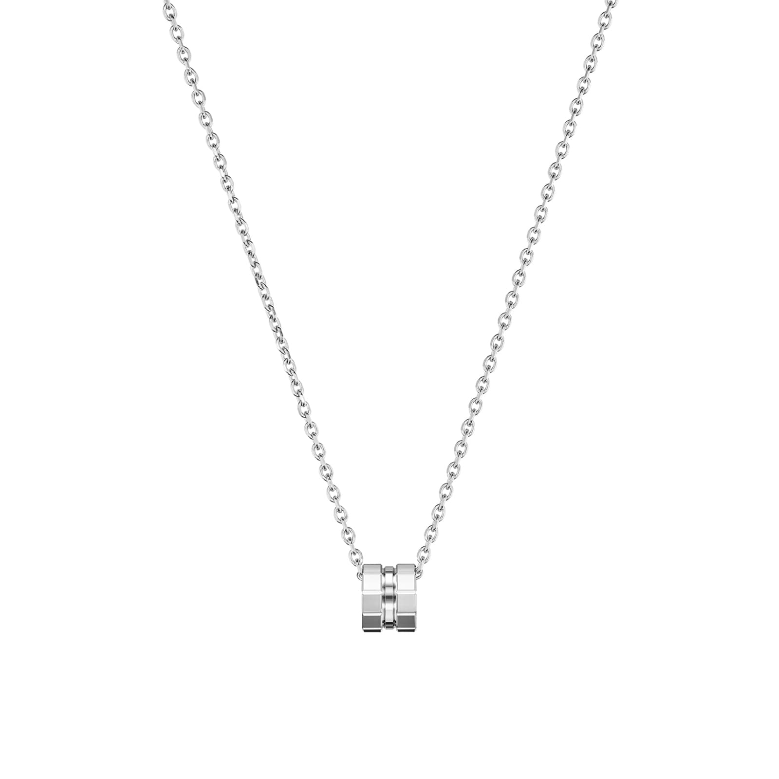 Chopard Ice Cube Pendant Necklace In Ethical 18ct White Gold