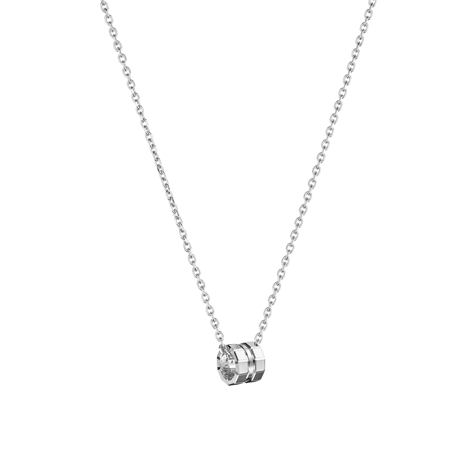 Chopard Ice Cube Pendant Necklace In Ethical 18ct White Gold