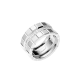 Chopard Ice Cube Ring, ethical white gold, diamonds