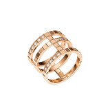 Chopard Ice Cube Ring, ethical rose gold, diamonds