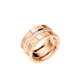 Chopard Ice Cube Ring, ethical rose gold, diamonds