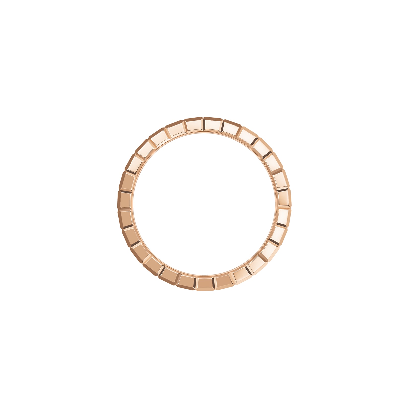Chopard Ice Cube Ring, Ethical Rose Gold, Diamonds - Size 53 Chopard Ice Cube Ring, Ethical Rose Gold, Diamonds - Size 53