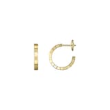 Chopard Ice Cube Yellow Gold Hoop Earring