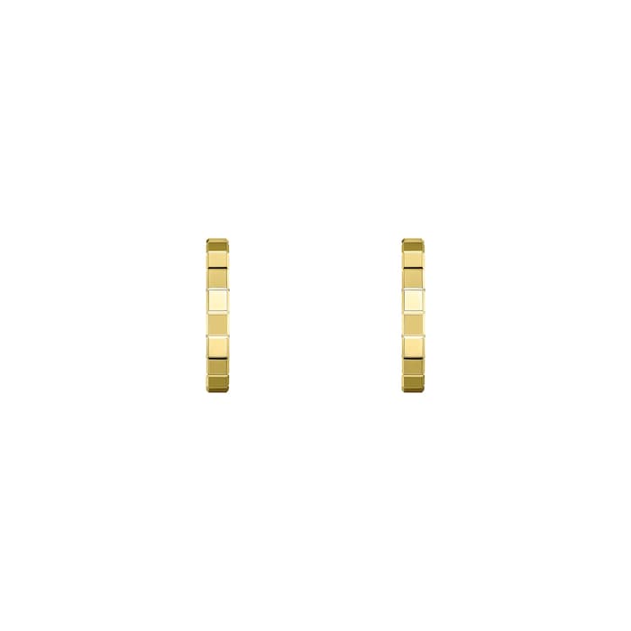 Chopard Ice Cube Yellow Gold Hoop Earring