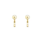 Chopard Ice Cube Yellow Gold Hoop Earring