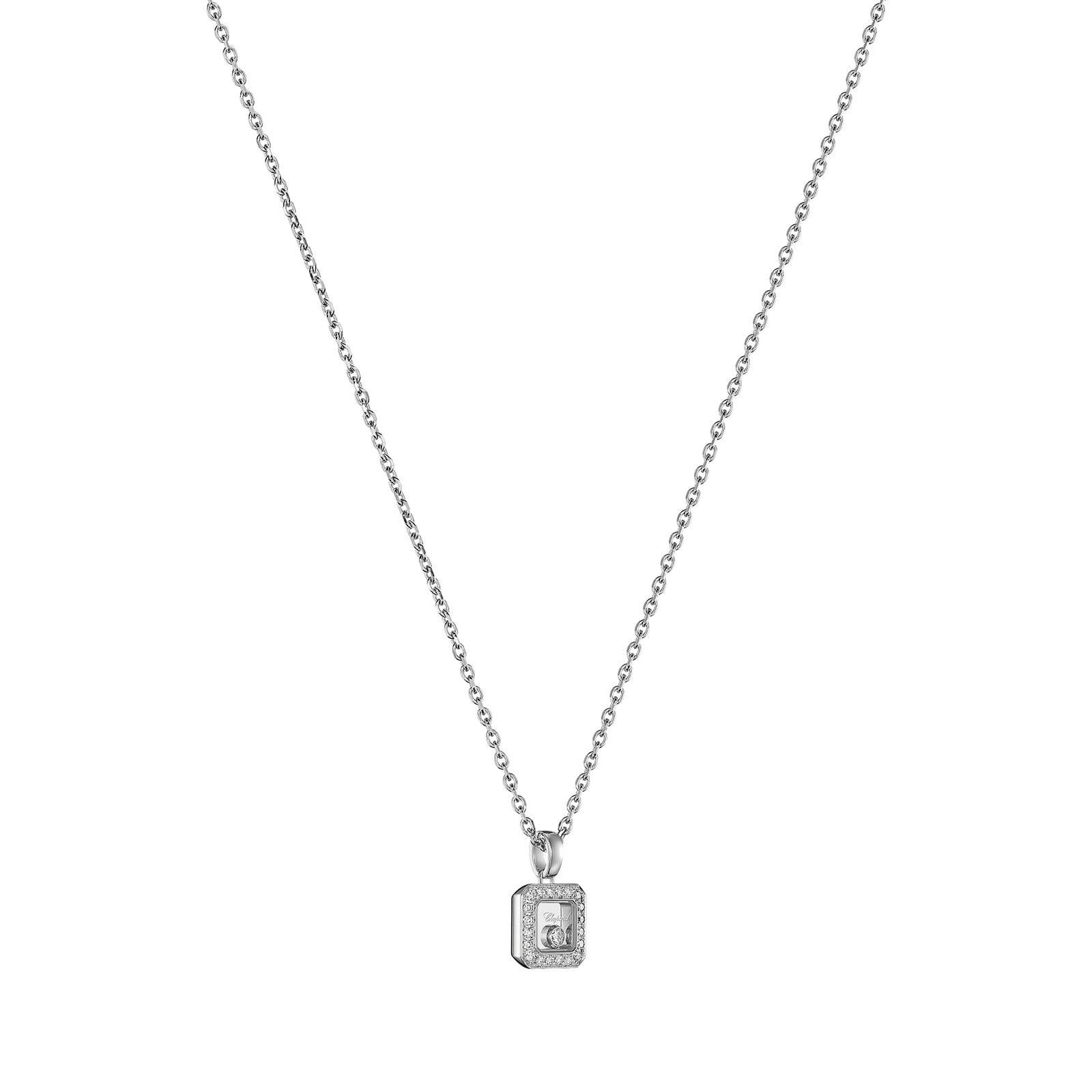 Chopard Happy Diamonds Icons Pendant, Ethical White Gold, Diamonds