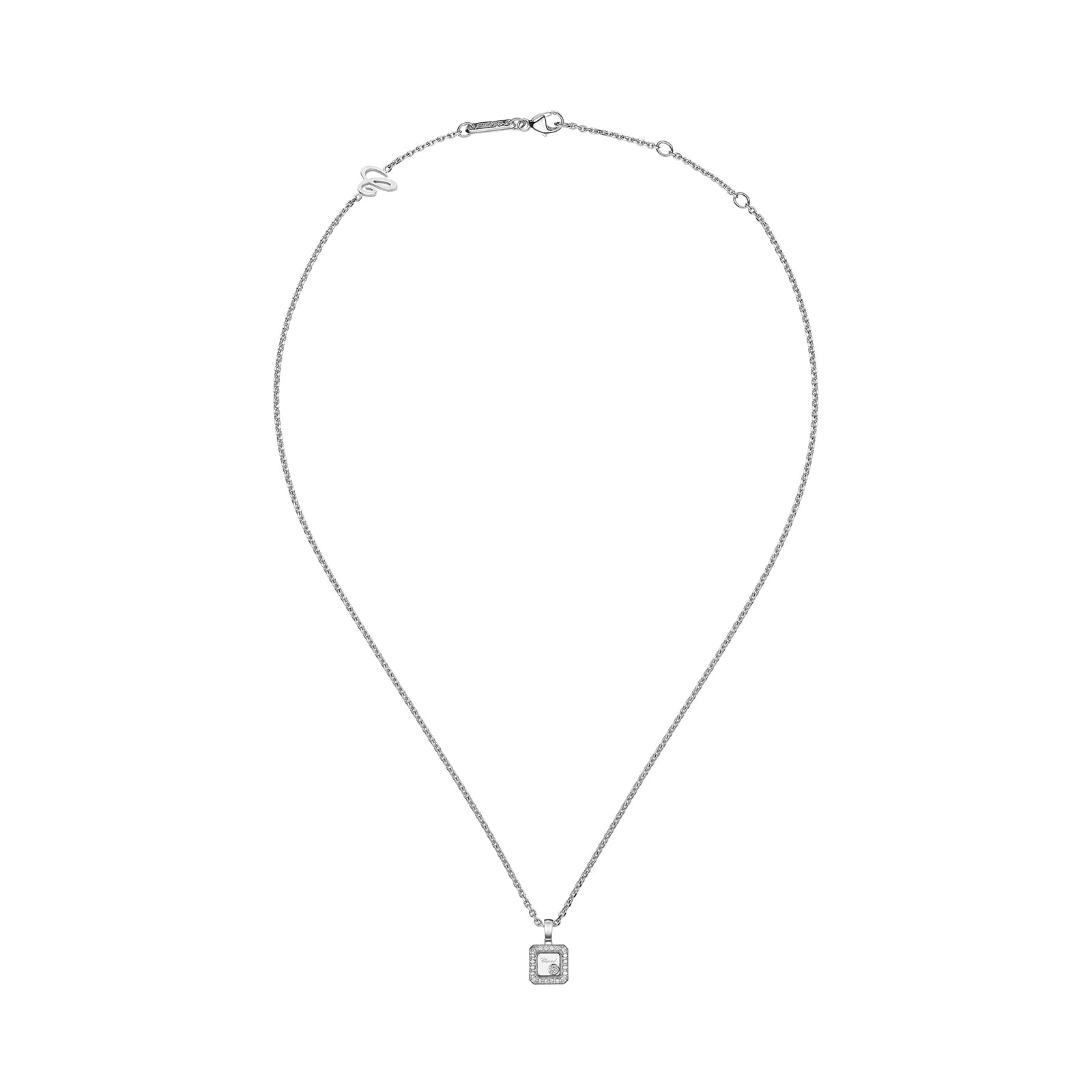 Chopard Happy Diamonds Icons Pendant, Ethical White Gold, Diamonds