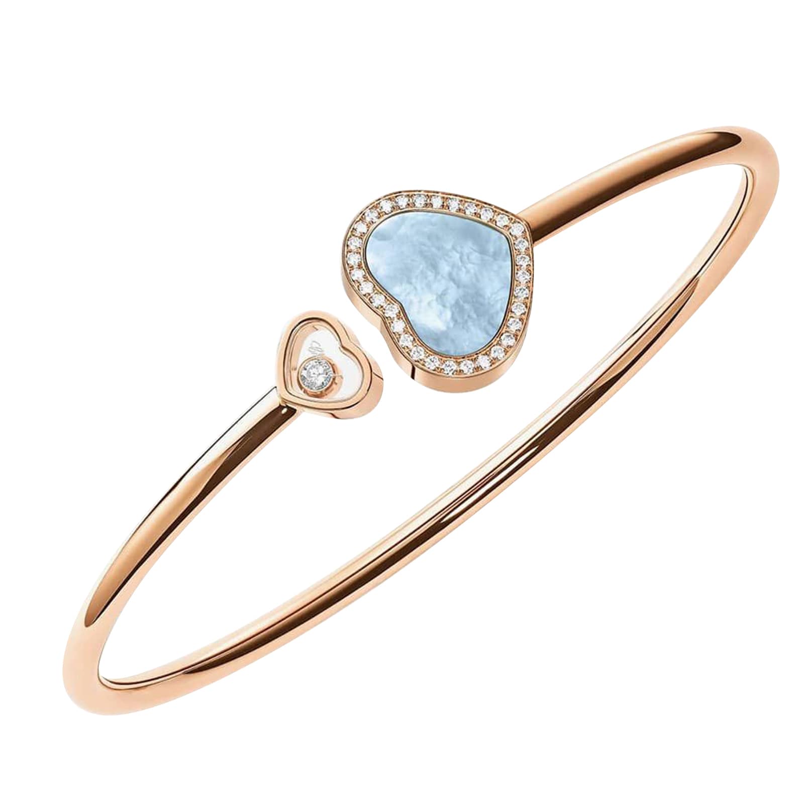 Chopard Happy Hearts Rose Hold Bangle - Blue Chopard Happy Hearts Rose Hold Bangle - Blue