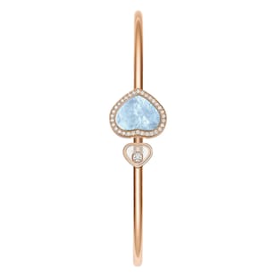 Chopard Happy Hearts Rose Hold Bangle - Blue