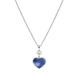 Chopard Happy Hearts Pendant, Ethical White Gold, Diamonds, Blue Mother Of Pearl