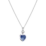 Chopard Happy Hearts Pendant, Ethical White Gold, Diamonds, Blue Mother Of Pearl