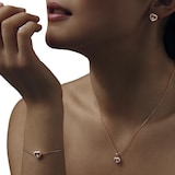 Chopard Happy Hearts Pendant In Ethical 18ct Rose Gold With Diamond
