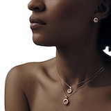 Chopard Happy Diamonds Icons Pendant In Ethical 18ct Rose Gold With Diamond