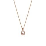 Chopard Happy Diamonds Icons Pendant In Ethical 18ct Rose Gold With Diamond