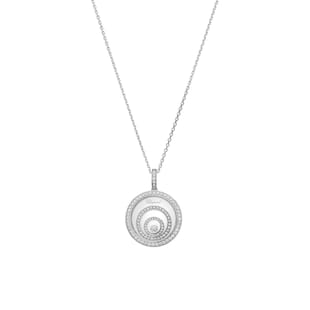 Chopard Happy Spirit Pendant In Ethical 18ct White Gold With Diamonds