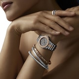 Chopard Ice Cube Ring In Ethical 18ct White Gold With Diamonds