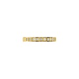 Chopard Ice Cube Ring In Ethical 18ct Yellow Gold With Half Set Diamonds