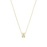 Chopard Ice Cube Pendant In Ethical 18ct Yellow Gold With Diamonds