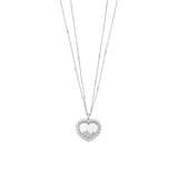 Chopard Happy Diamonds Icons Joaillerie Pendant In Ethical 18ct White Gold With Diamonds