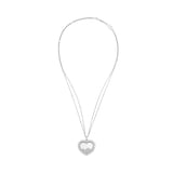 Chopard Happy Diamonds Icons Joaillerie Pendant In Ethical 18ct White Gold With Diamonds