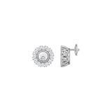 Chopard Happy Diamonds Icons Joaillerie Stud Earrings In Ethical 18ct White Gold With Diamonds