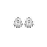 Chopard Happy Diamonds Icons Joaillerie Stud Earrings In Ethical 18ct White Gold With Diamonds