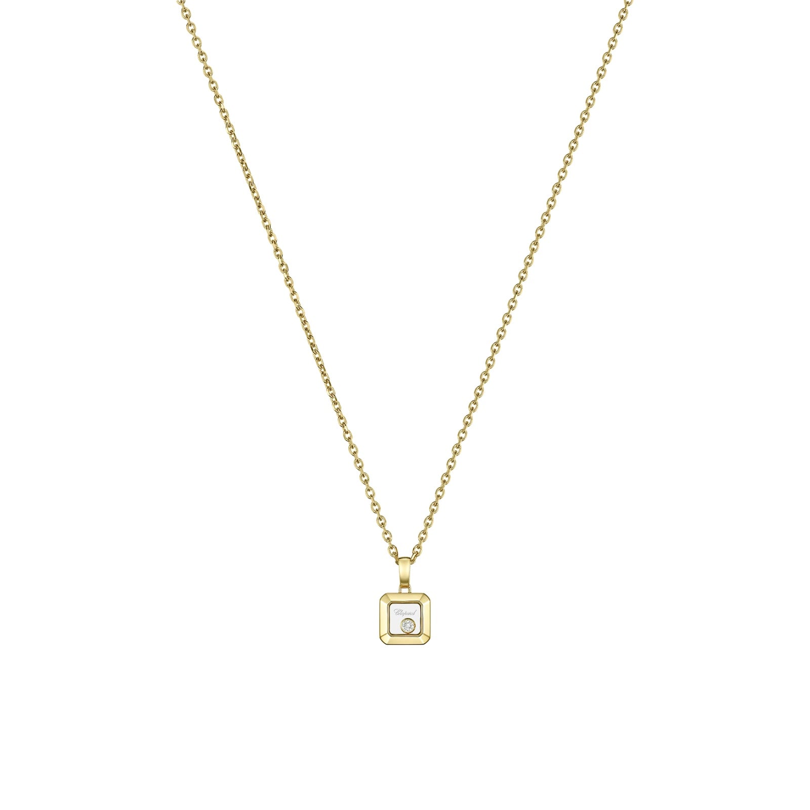 Chopard Happy Diamonds Icons Pendant In Ethical 18ct Yellow Gold With Diamonds