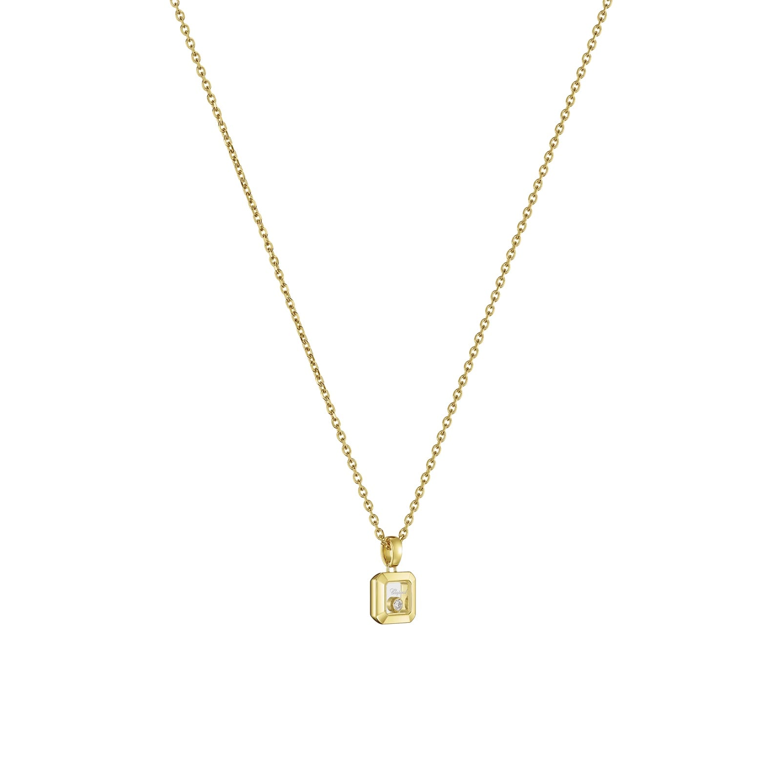 Chopard Happy Diamonds Icons Pendant In Ethical 18ct Yellow Gold With Diamonds