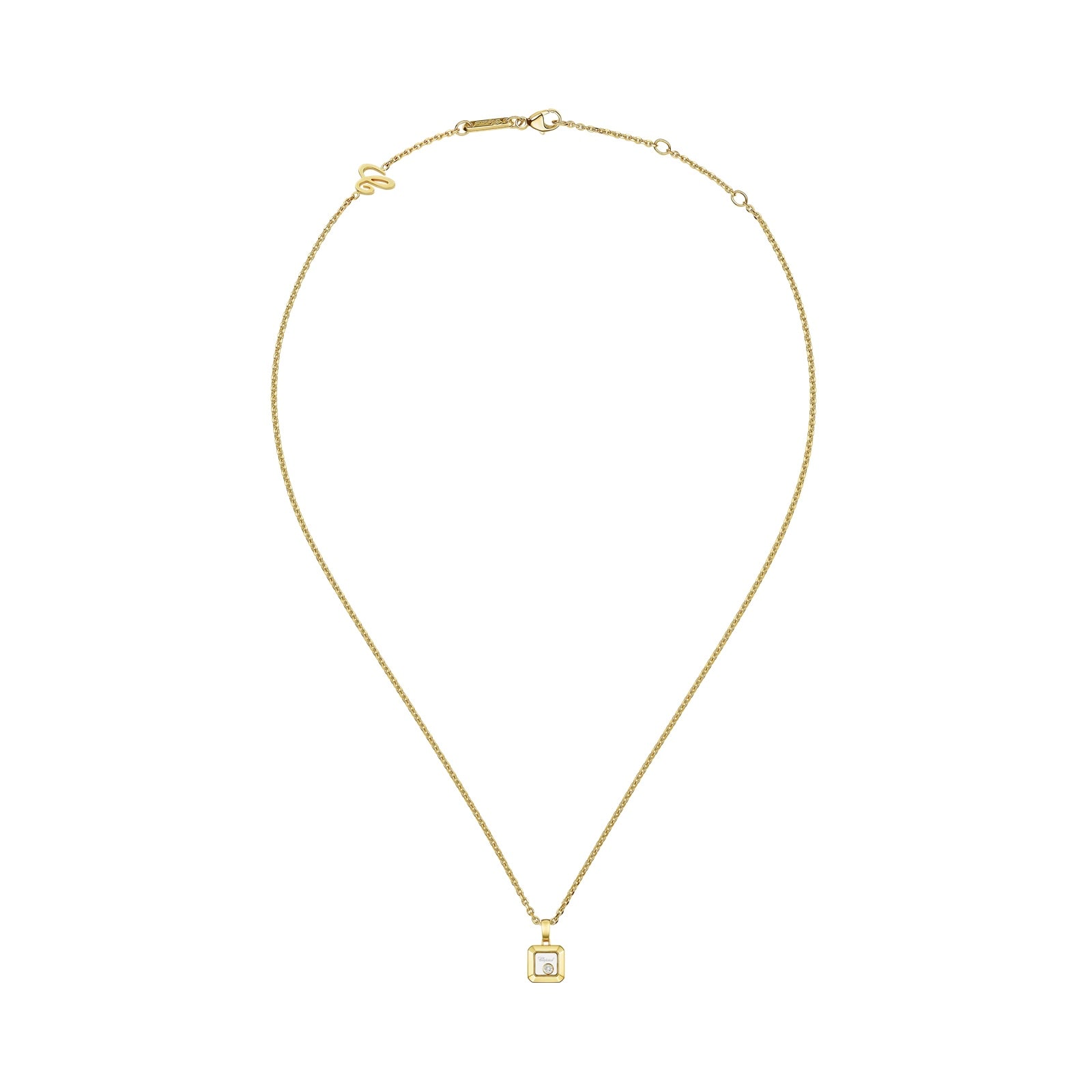 Chopard Happy Diamonds Icons Pendant In Ethical 18ct Yellow Gold With Diamonds Chopard Happy Diamonds Icons Pendant In Ethical 18ct Yellow Gold With Diamonds