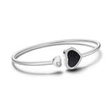 Chopard Happy Hearts Bangle In Ethical 18ct White Gold With Diamonds